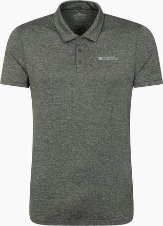 Mountain Warehouse Mens Mountain Warehouse Mens Agra Stripe Polo Shirt - Green - Size: 38