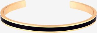 Bangle Up Goldener emaillierter Armreif Bangle Noir - 44 mm