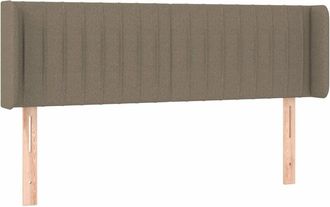 vidaXL Cabecero Con Led De Tela Gris Taupe 147x16x78/88 Cm Vidaxl