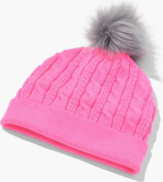 Talbots Soft Cable Knit Beanie - Stunning Pink - 001 Talbots