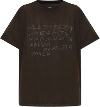 Maison Margiela Mujer, Camisetas, Marr&oacute;n, Talla: L
