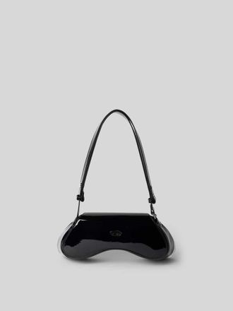 Diesel Shoulder Bag mit &Uuml;berschlag in Black, Gr&ouml;&szlig;e 1