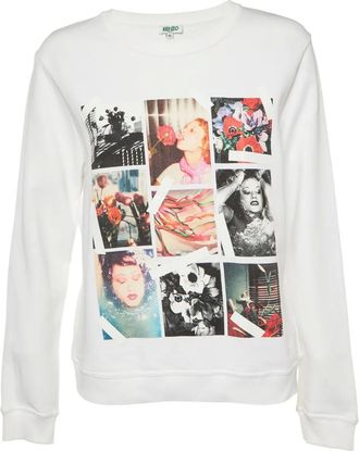 Kenzo photo-collage sweatshirt - White