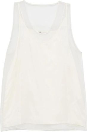 Ami Sleeveless Tops - Dames - Tops zonder mouwen - Wit - 2XS - Tops