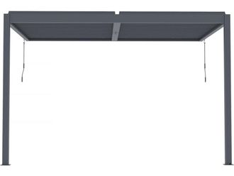 Habitat & Jardin P&eacute;rgola bioclim&aacute;tica antracita 300 x 400 cm