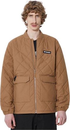 Columbia Rad Padded Jacket - Heren - Ski Jassen - Bruin - S - Katoen - Fitness
