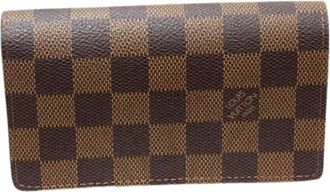 Louis Vuitton Pre-owned Wallets, male, Brown, Size: ONE SIZE Pre-owned Canvas wallets