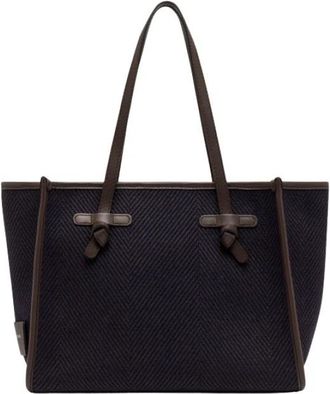 Gianni Chiarini Marcella Tote - Dames - Shoppers - Blauw - ONE Size - Wol - Tassen