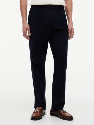 Tommy Hilfiger Mens Elastic-Waist Dobby Pant - Navy - XXXL