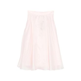 Max Mara Silk A-Line Skirt