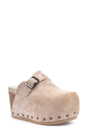 Zigi Soho Cuna Platform Clog in Sand Suede at Nordstrom, Size 10
