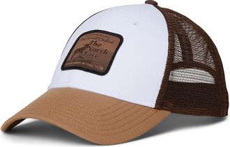 The North Face Graphic Mudder Trucker Traditional Hats Utility Brown/Smokey Brown/Brew Patch, Polyester