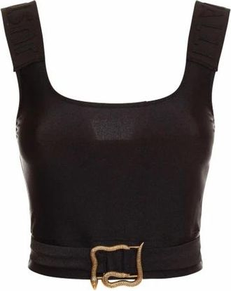 Just Cavalli Top - Dames - Tops zonder mouwen - Zwart - XL - Tops