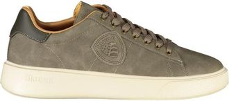 Blauer Grigio Polyurethane Sneaker - Heren - Sneakers - Grijs - 44 EU - Polyester - Schoenen