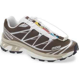 Salomon Gender Inclusive XT-6 Sneaker in Earth Brown at Nordstrom, Size 11.5 Womens