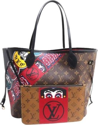 Louis Vuitton Pre-owned Pouch Tote Bag - Dames - Vintage Shopper - Veelkleurig - ONE Size - Vintage