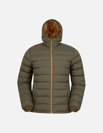 Mountain Warehouse Mens Mountain Warehouse Mens Seasons II Padded Jacket - Green - Size: 48/Regular