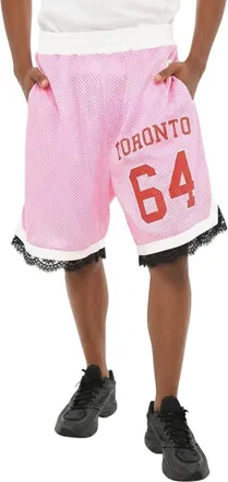 Dsquared2 Pink Loose Graphic Shorts