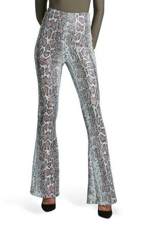 Commando Sequin Animal Flare Leggings in Copper Snake at Nordstrom Rack, Size Medium