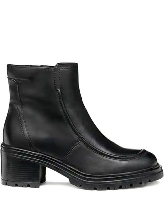 Geox block-heel ankle boots - Black