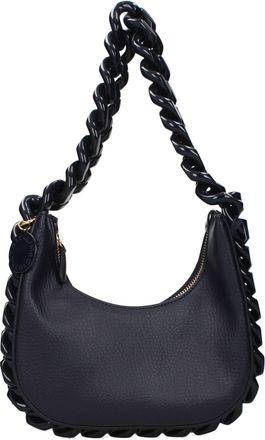 Stella McCartney Blue Leather Shoulder Womens Bag