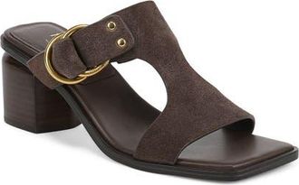 Franco Sarto Roux Slide Sandal in Umber Brown at Nordstrom, Size 5.5