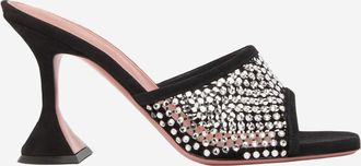 Amina Muaddi Lupita kristallen sandalen