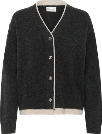 MY ESSENTIAL WARDROBE Truien & Vesten, Dames, Zwart, XS, Leer, Cardigans