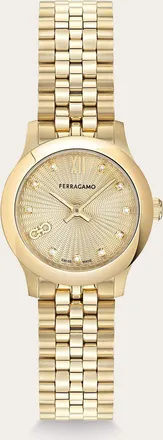 Ferragamo Women Ferragamo Duo Mini watch Gold