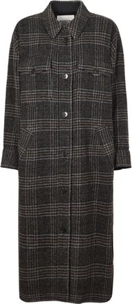 Isabel Marant Cappotto a quadri - Grigio
