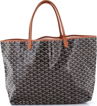 Goyard Saint Louis Tote Claire Voie Coated Canvas GM