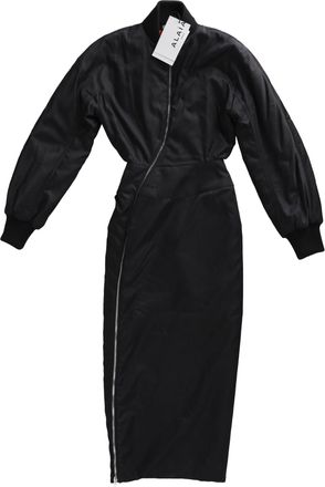 Alaia Alaia bomberjurk in zwart polyamide