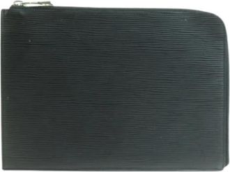 Louis Vuitton Pre-owned Vintage Clutch - unisex - Vintage Clutch - Zwart - ONE Size - Leer - Vintage