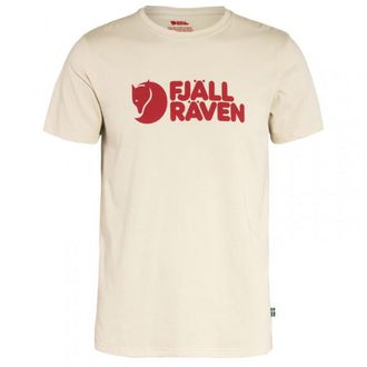 Fjällräven Fjällräven Logo T-Shirt für Herren | beige/weiß