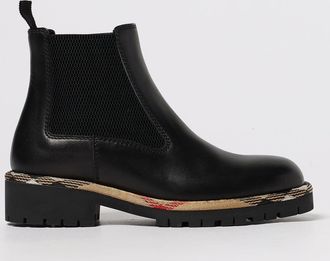 Burberry Stivaletto Gravel Chelsea Burberry in pelle