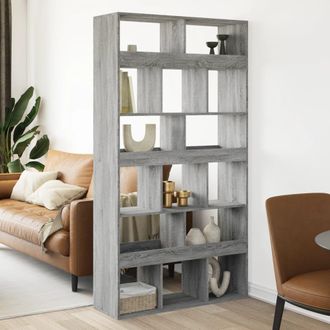 Berkfield Home Room Divider Grey Sonoma 100x33x187.5 cm Engineered Wood