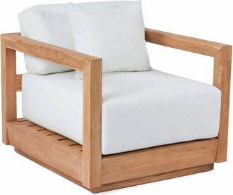 Bazar Bizar Sof&aacute; de una plaza de madera blanco natural