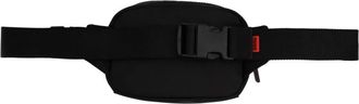 HUGO BOSS Mens Logo Pouch Black Recycled Polyester Belt Bags
