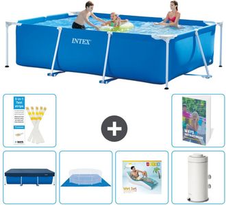 Intex Piscina Con Estructura Rectangular - 300x200x75 Cm - 7-piezas S148
