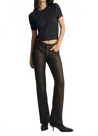 Mavi Vicky Coated Bootcut Denim Jeans In Bronze