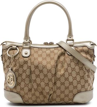 Gucci Pre-owned Gucci GG Canvas Sukey Satchel Ladies ROM0E040KG3QGMM2