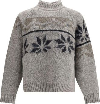 Magliano Gray Alpaca Vicugna Pacos Mens Sweatshirt