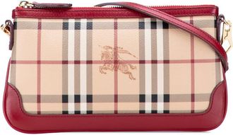 Burberry Pre-owned Burberry Haymarket Check Coated Canvas Peyton Crossbody Ladies CNDONHOUDON