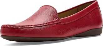 Marc Joseph New York Lake Road Loafers Womens Shoes Campari Grainy : 10.5 M, Nappa