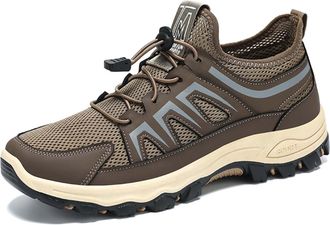 Generic Trail Running Shoes Mens, Mens Hiking Boots: Walking Shoes Trainers Wide Fit Waterproof Mens Trekking Footwear Mid Rise Comfortable Trail Running Shoe