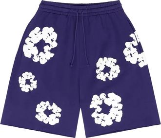 Denim Tears Denim Tears track shorts - men - Cotton - M - Purple