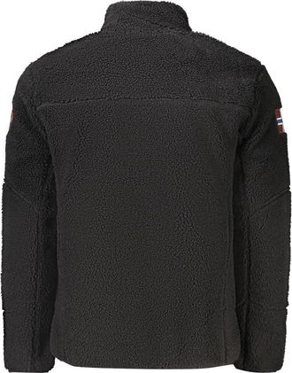 Napapijri Recycled Polyamide Fleece Jacket - Black