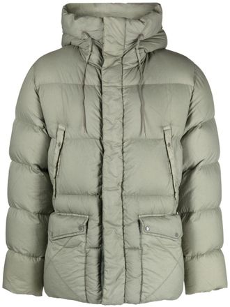 Ten c hooded padded jacket - Green