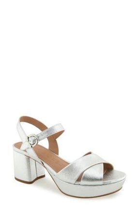 Aerosoles Cosmos Sandal - Wide Width Available in S03 Silver Met Tx P at Nordstrom Rack, Size 8.5