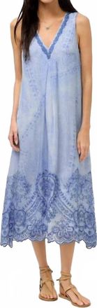 Johnny Was Quinlin Midi Dress In Classic Denim